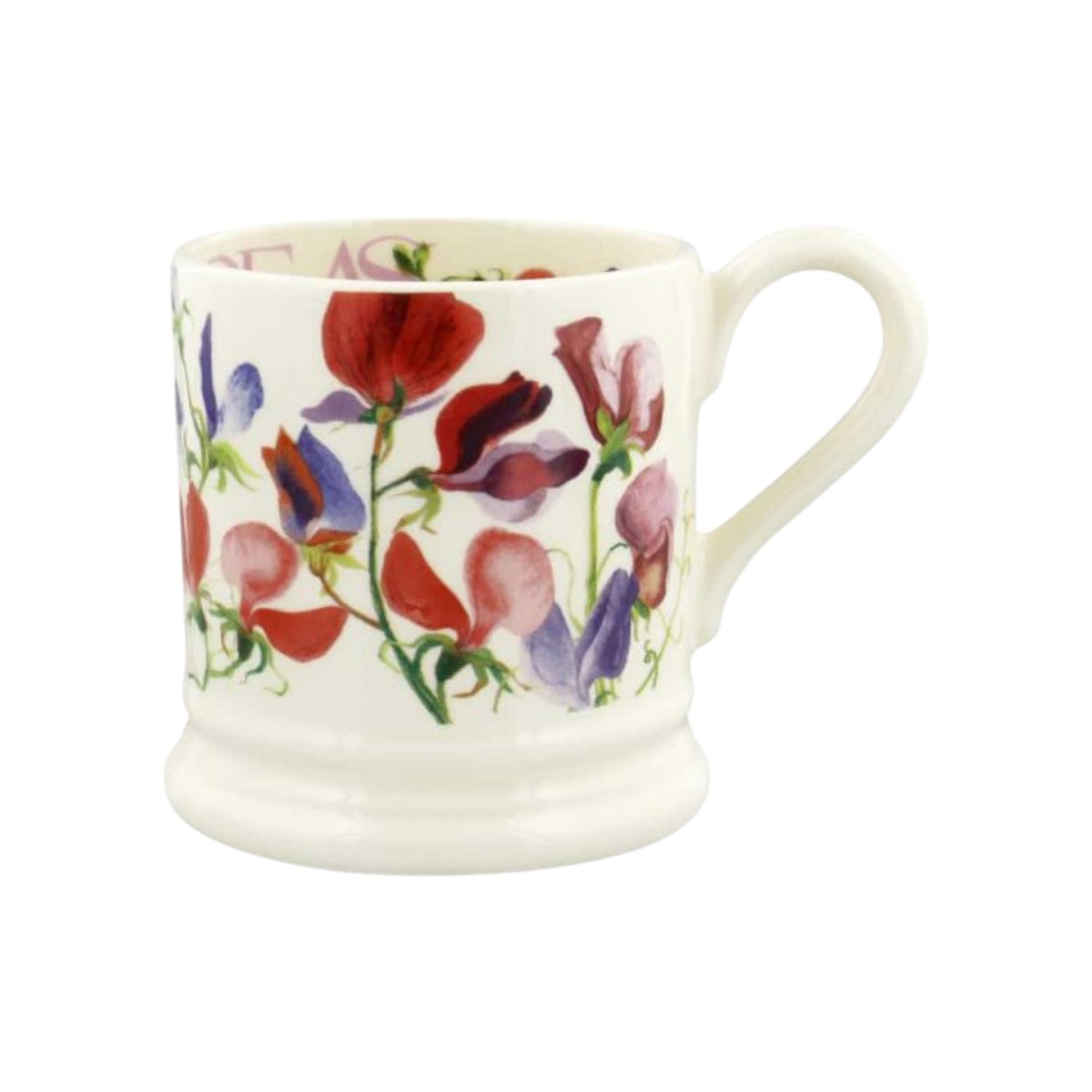 Flowers Sweet Pea Multi 1/2 Pint Mug