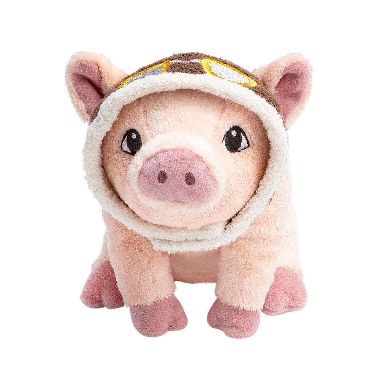 Maybe Flying Pig Plush Toy with aviator goggles