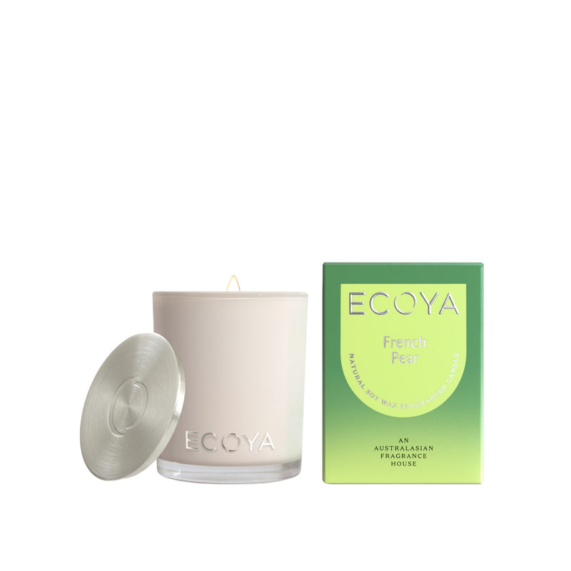 ecoya mini candle french pear 80g australia