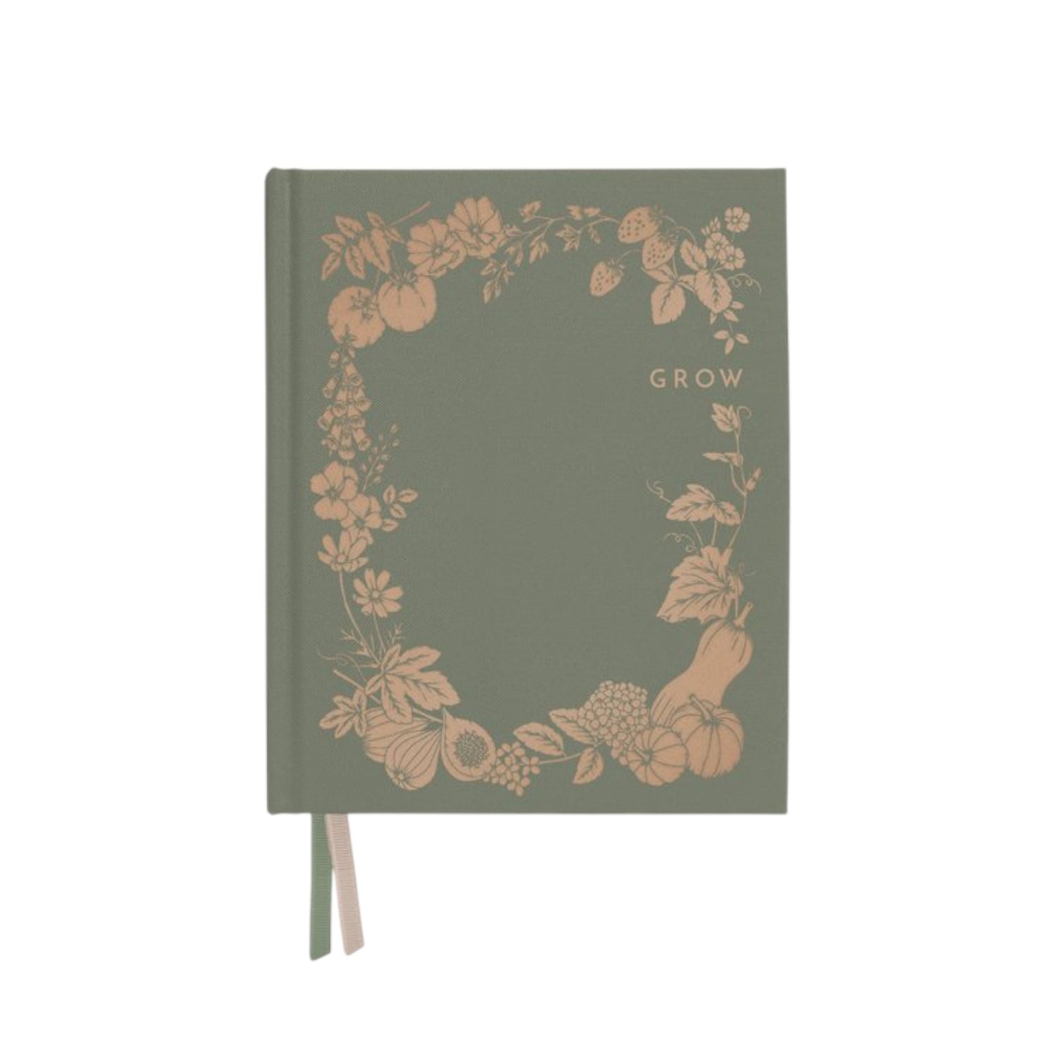 Grow Garden Planner Olive – guided gardening journal