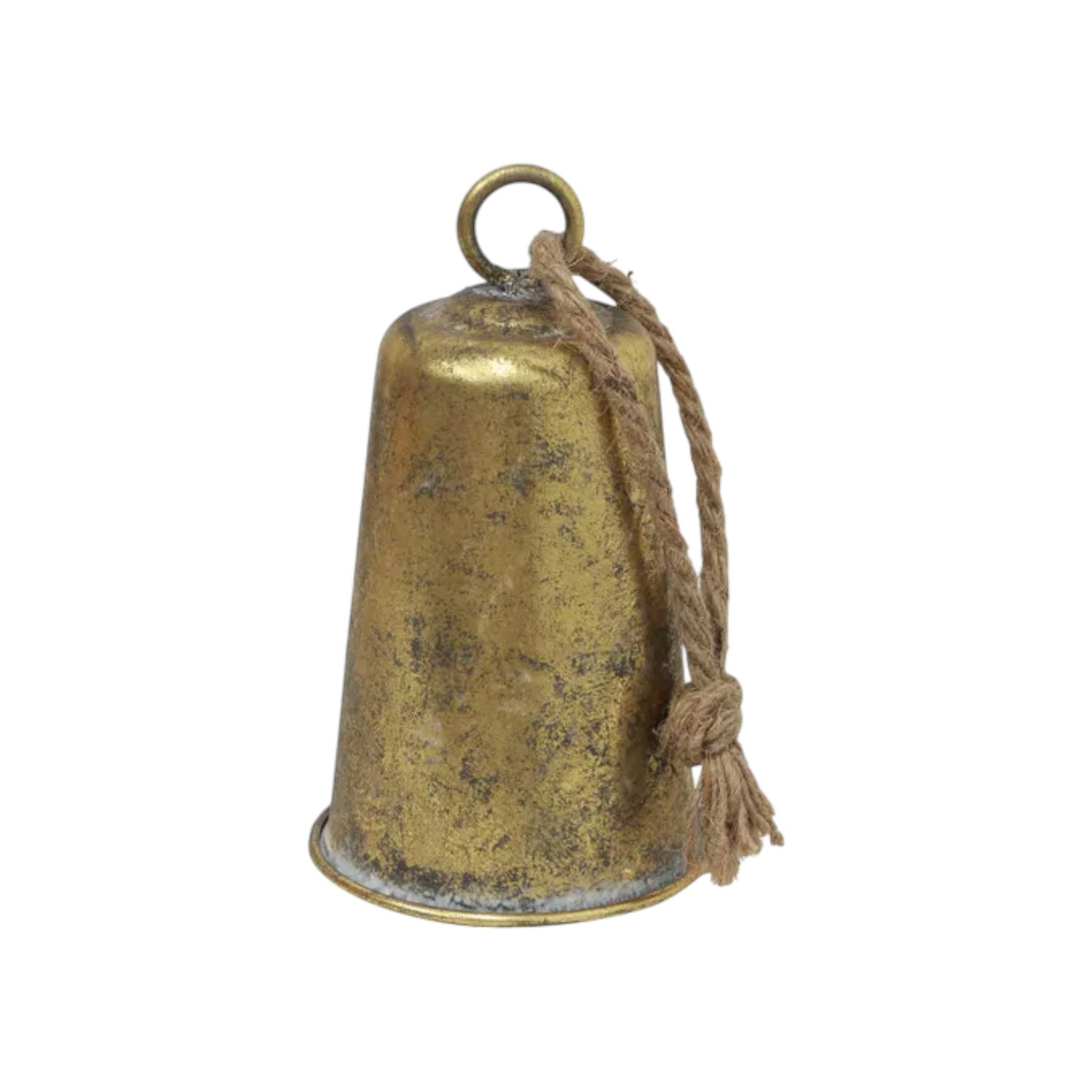Gold Bell Tall antique gold Christmas decoration