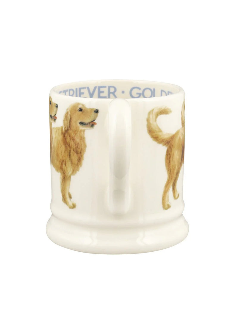 Collectable Emma Bridgewater Golden Retriever mug with 300ml capacity for tea and coffee.