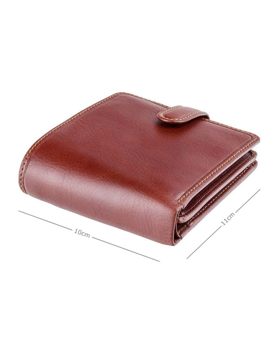Greenwood Heritage Collection Black and Cognac Brown leather wallets