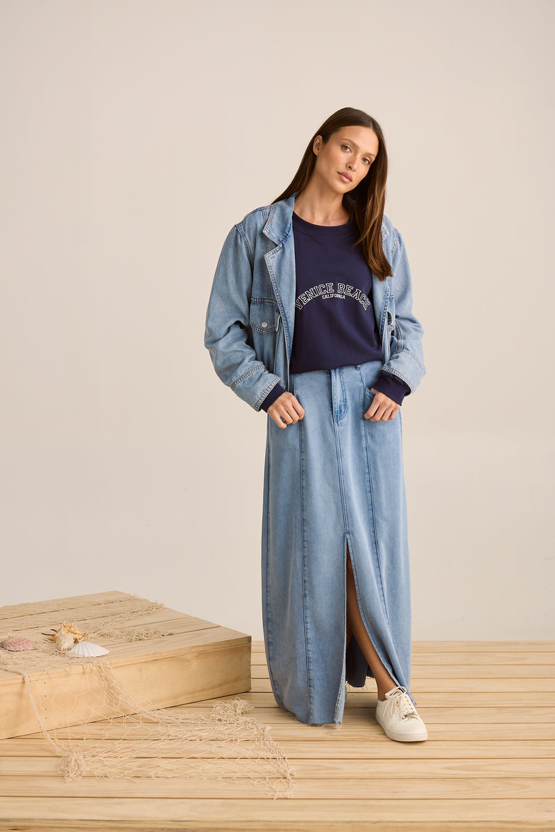 Cruise Jacket | Blue Wash Denim