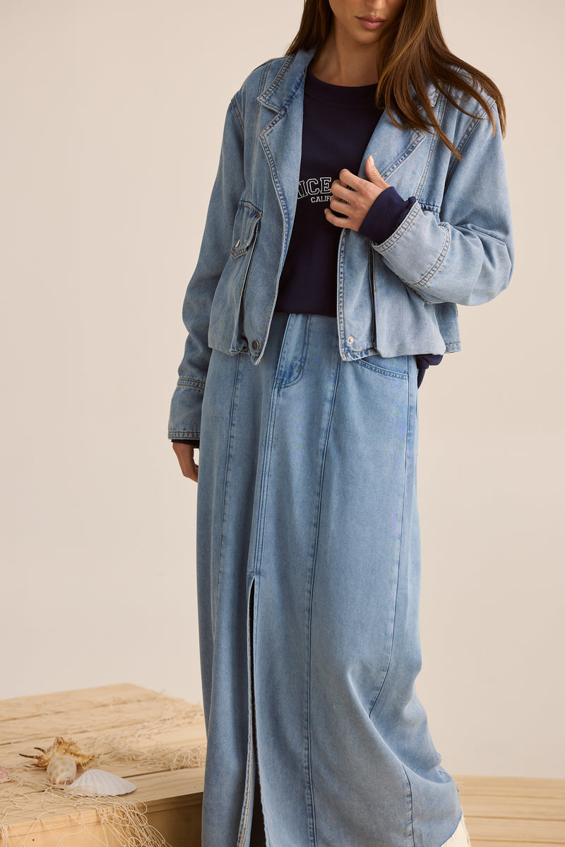 Cruise Jacket | Blue Wash Denim