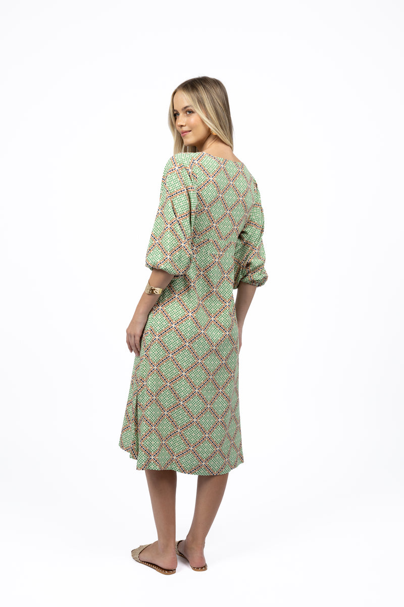 Marrakesh Midi Dress – back view 