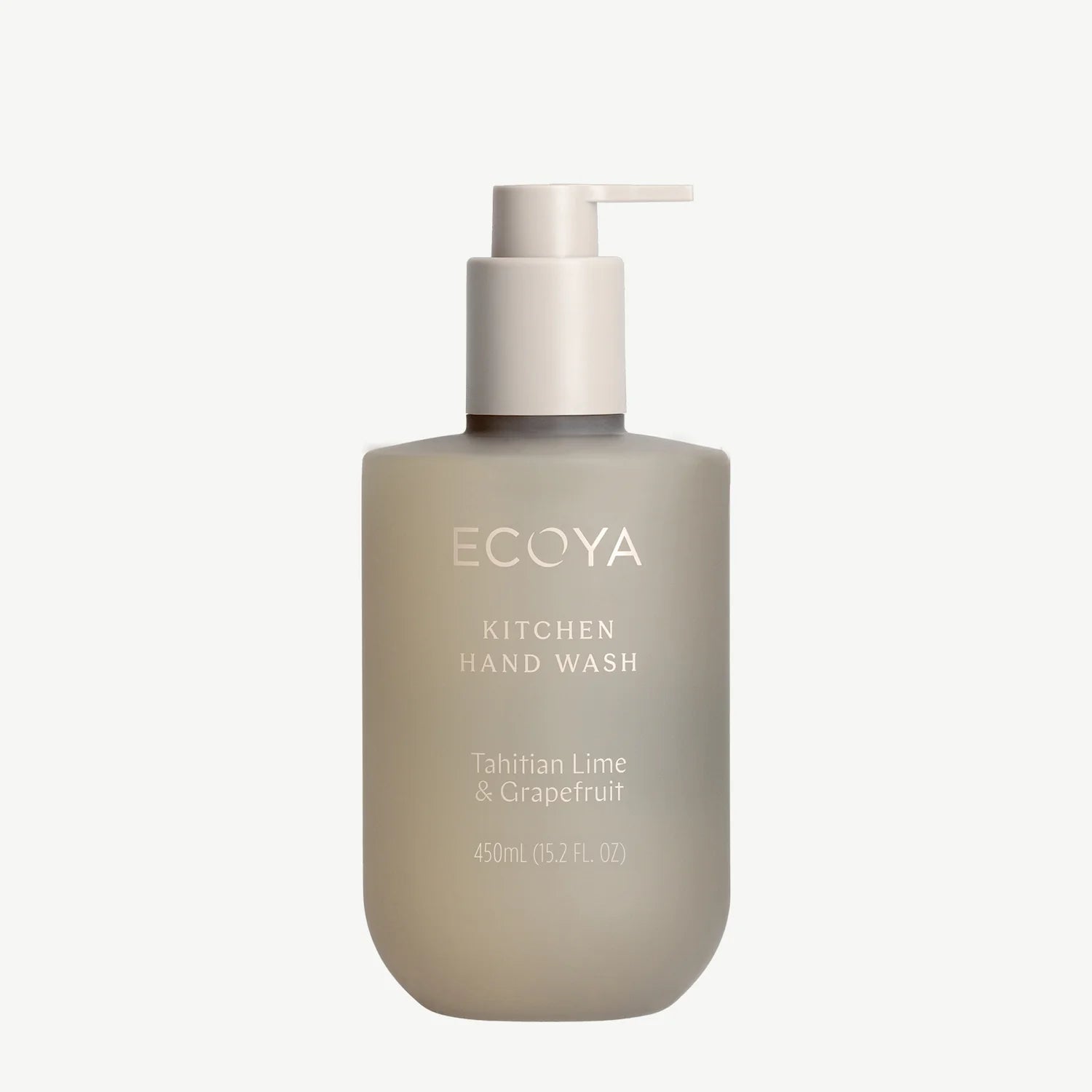 ECOYA Kitchen Collection Hand Wash with fresh grapefruit, lemon and Tahitian lime fragrance.