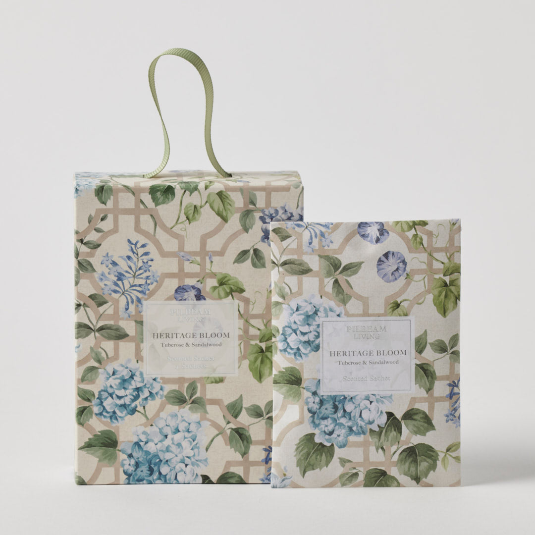 Heritage Bloom Scented Mini Sachets Tuberose & Sandalwood