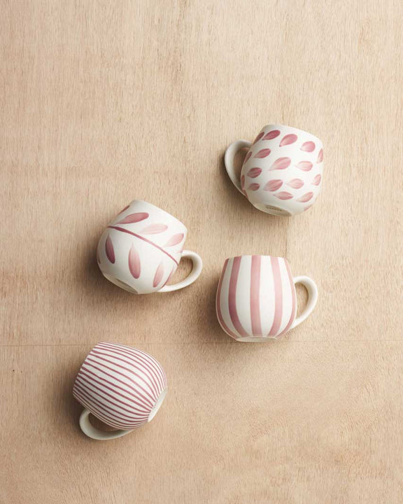 Hug me mugs - rose brush designs 