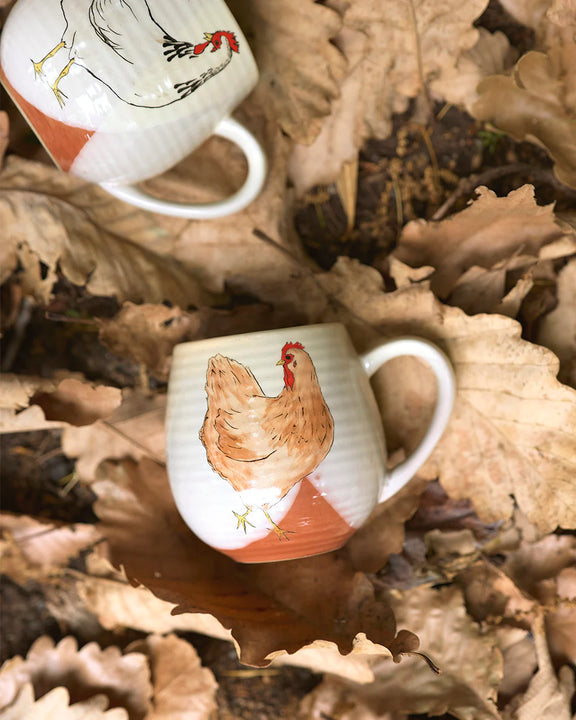 Hug Mug Jen RGA x Emogen’s Chickens available at My Country Escape Australia