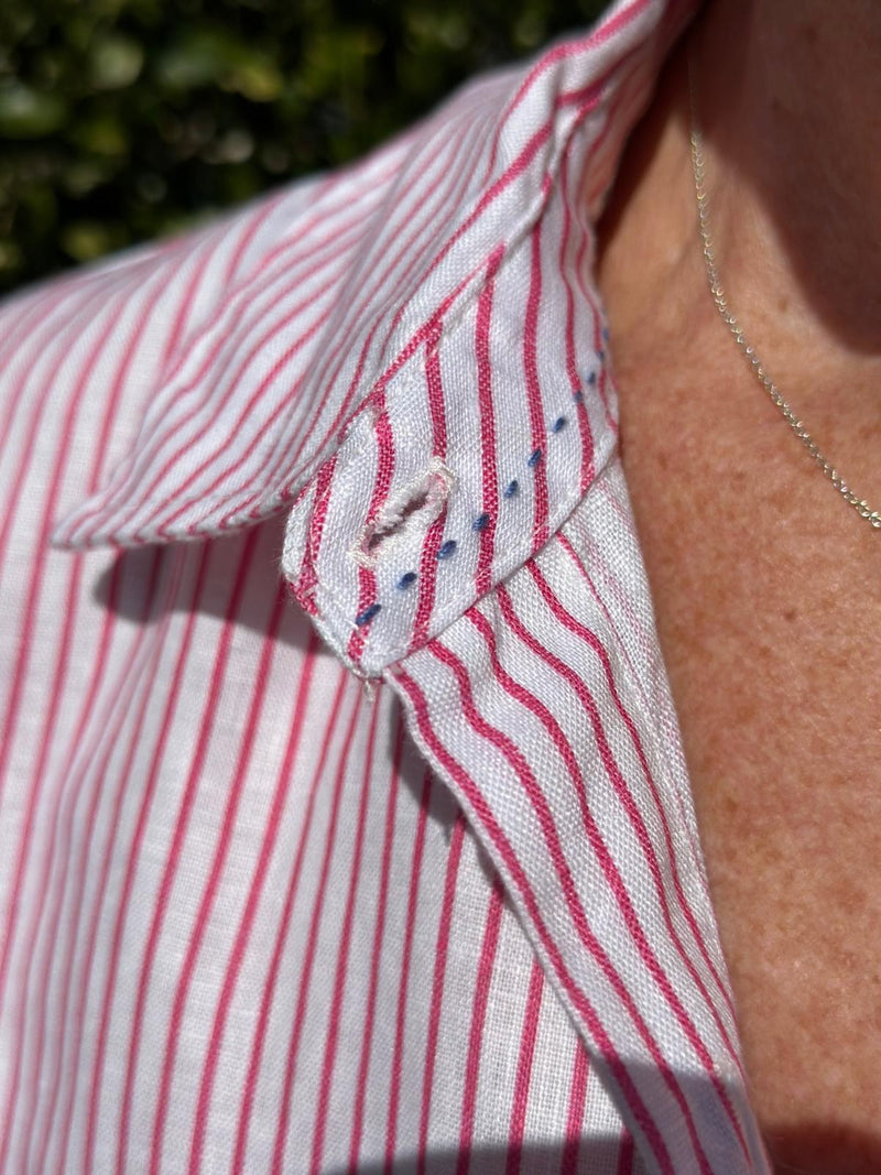 Boyfriend Shirt Rayure Pivoine