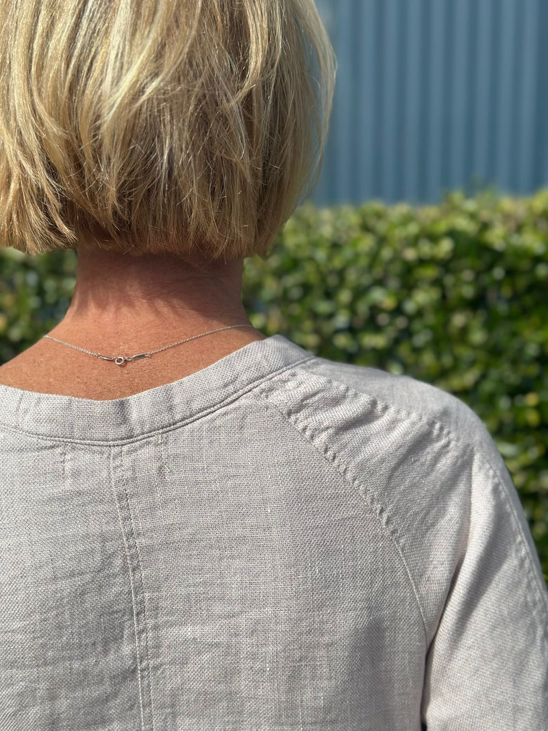 Dune Dress – Naturals | 100% Linen Midi Dress