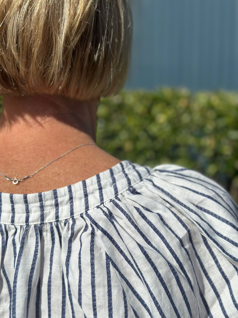 Blueberry Stripe Top