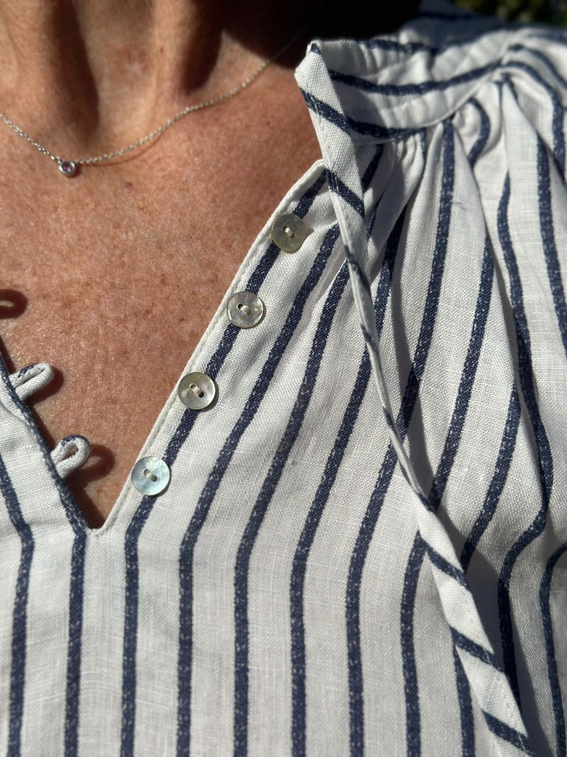 Blueberry Stripe Top