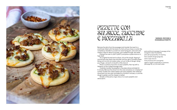 Italian Street Food cookbook interior photography