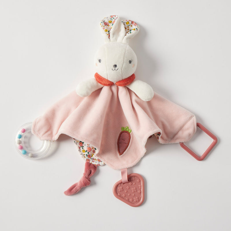 bunny baby girl rattle