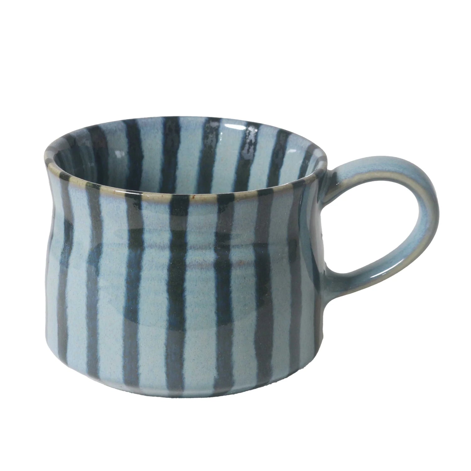 Robert Gordon Jude Tapestry Mug 350ml blue stripe stoneware