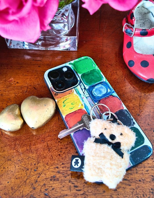Cute teddy bear keychain
