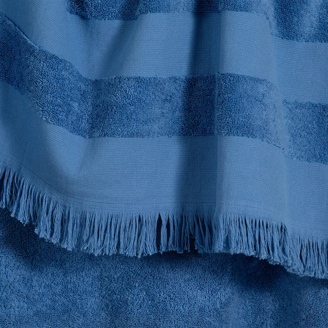 Kids Hooded Beach Towel Denim | Cotton Poncho Towel