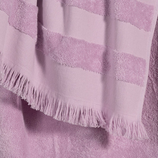 Lilac kids poncho towel for beach and pool