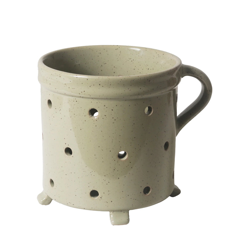 Robert Gordon Kitchen Life Cutlery Drainer Peppercorn green glaze