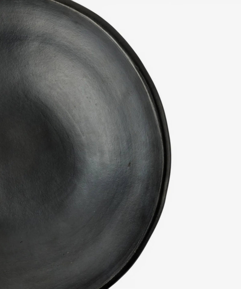 black clay bowl handmade colombia