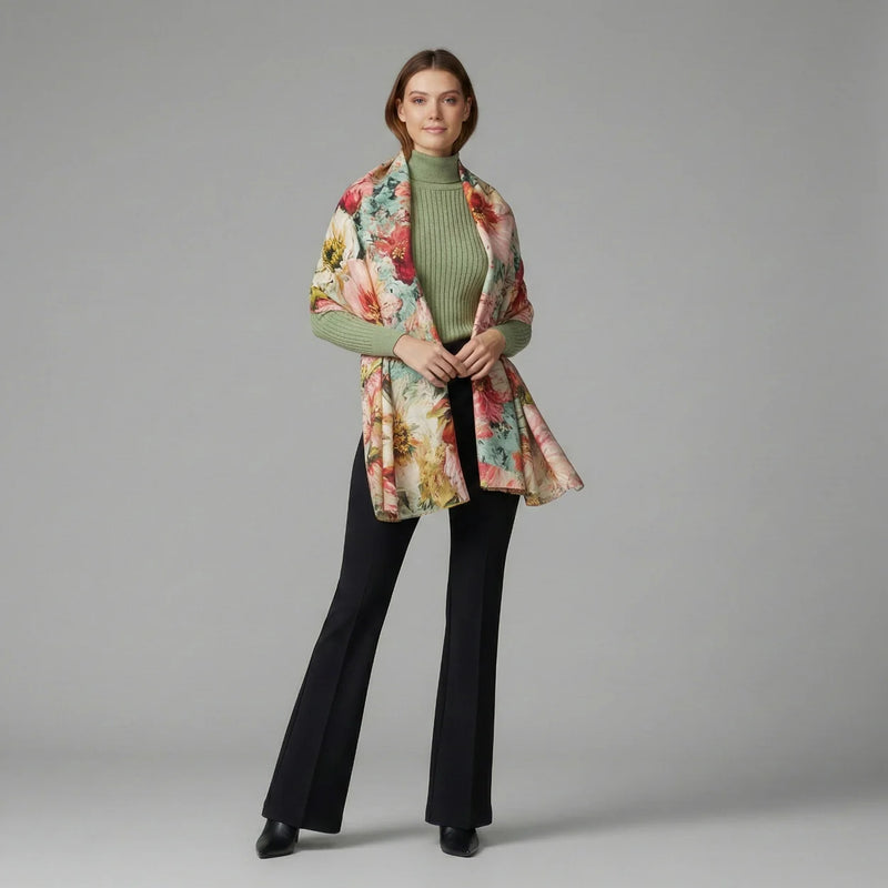 floral womens scarf