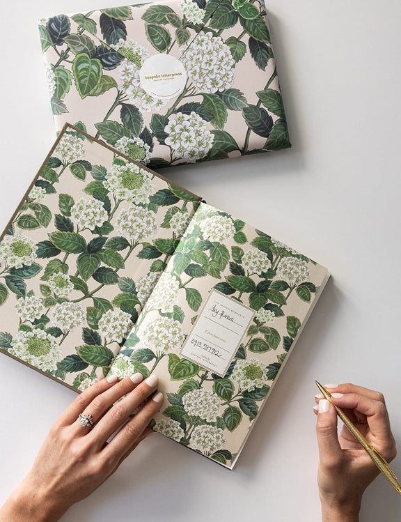 Elegant Saltmarsh Green journal with premium paper and linen cover.