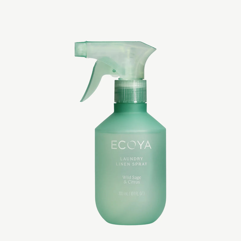 ECOYA Wild Sage and Citrus Linen Spray 300ml from the Laundry Collection.