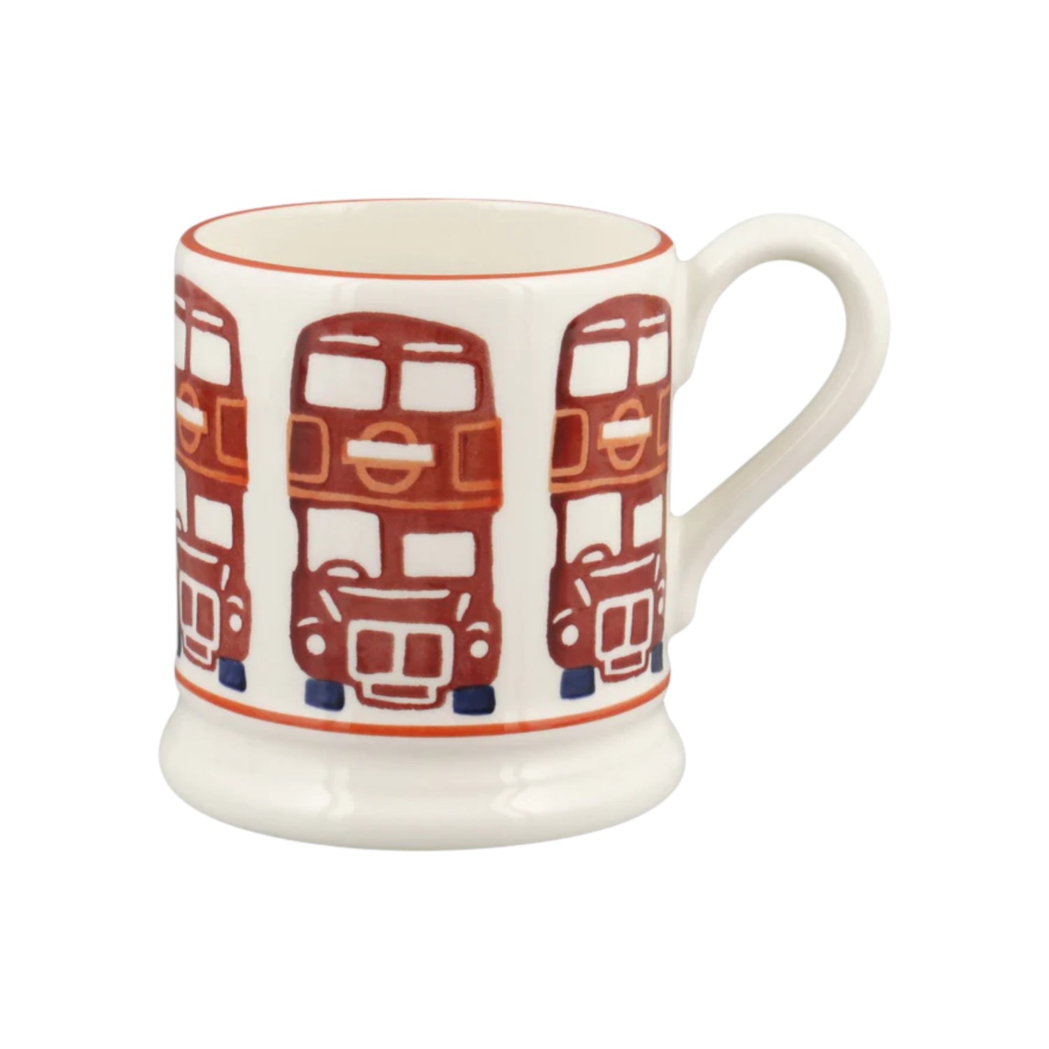 Emma Bridgewater London Bus 1/2 Pint Mug handmade in Stoke-on-Trent