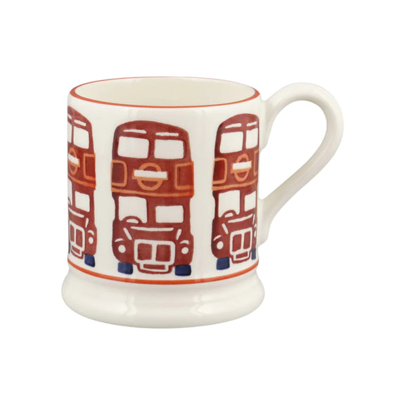Emma Bridgewater London Bus 1/2 Pint Mug handmade in Stoke-on-Trent