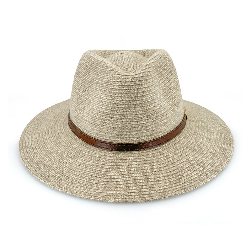 Lanier Fedora Mix Camel 58cm (M/L) | Wool Blend Hat UPF50+