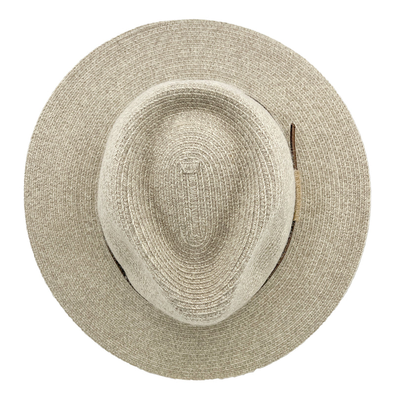 Lanier Fedora Mix Camel 58cm (M/L) | Wool Blend Hat UPF50+