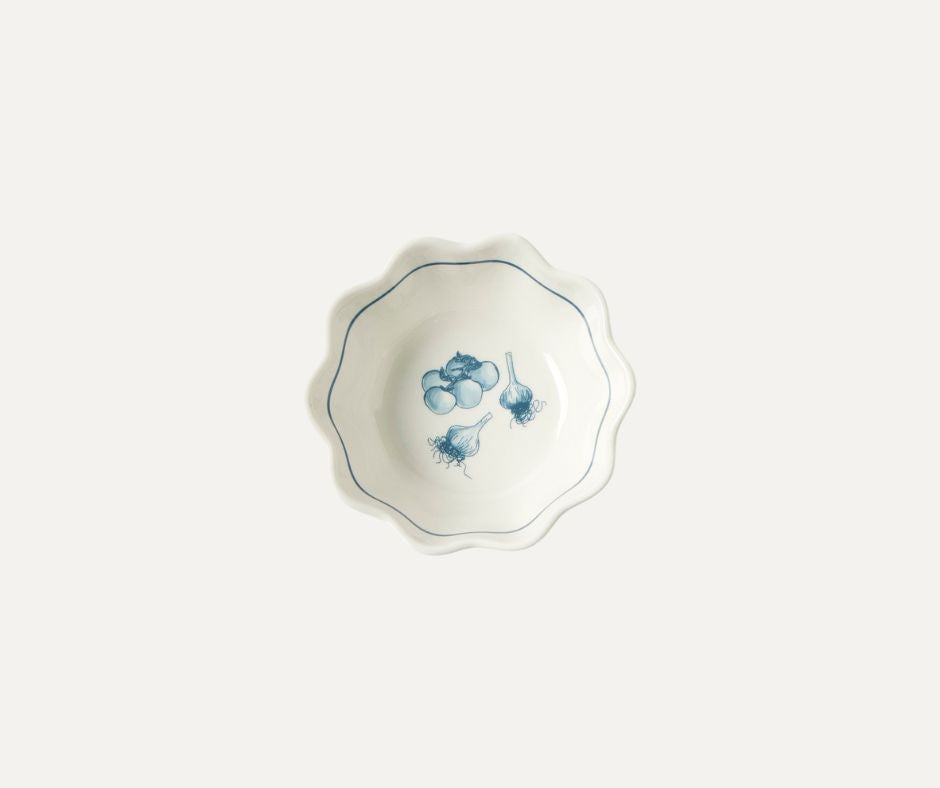 Maison Bleue petite bowl spring onion blue and white