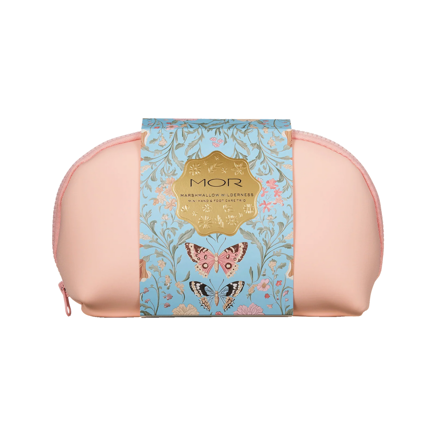 Travel-sized Marshmallow hand and foot care Christmas gift set