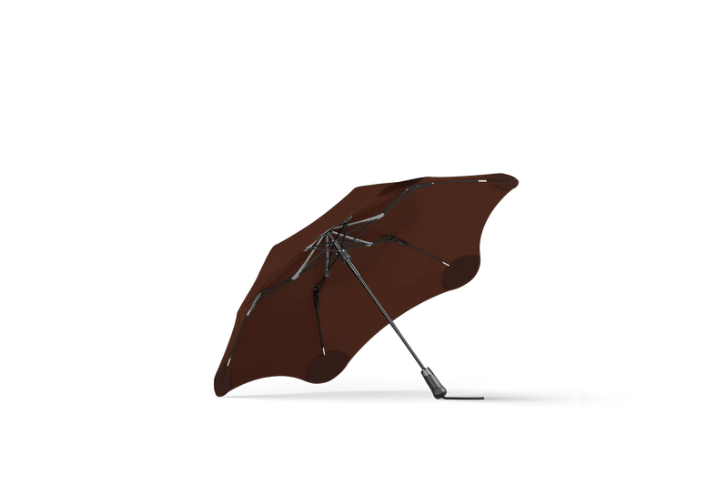 brown compact umbrella