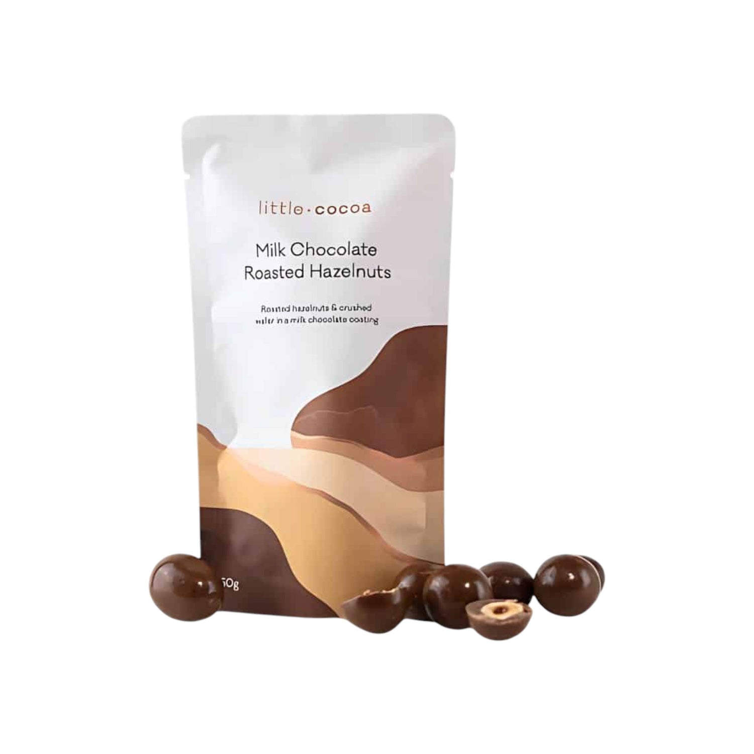 Milk Chocolate Roasted Hazelnuts 50g