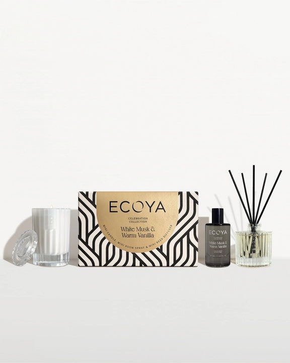 Ecoya Mini Celebration Gift Set – Holiday Collection boxed for gifting
