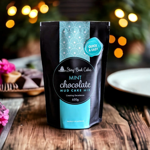 mint chocolate mud cake mix