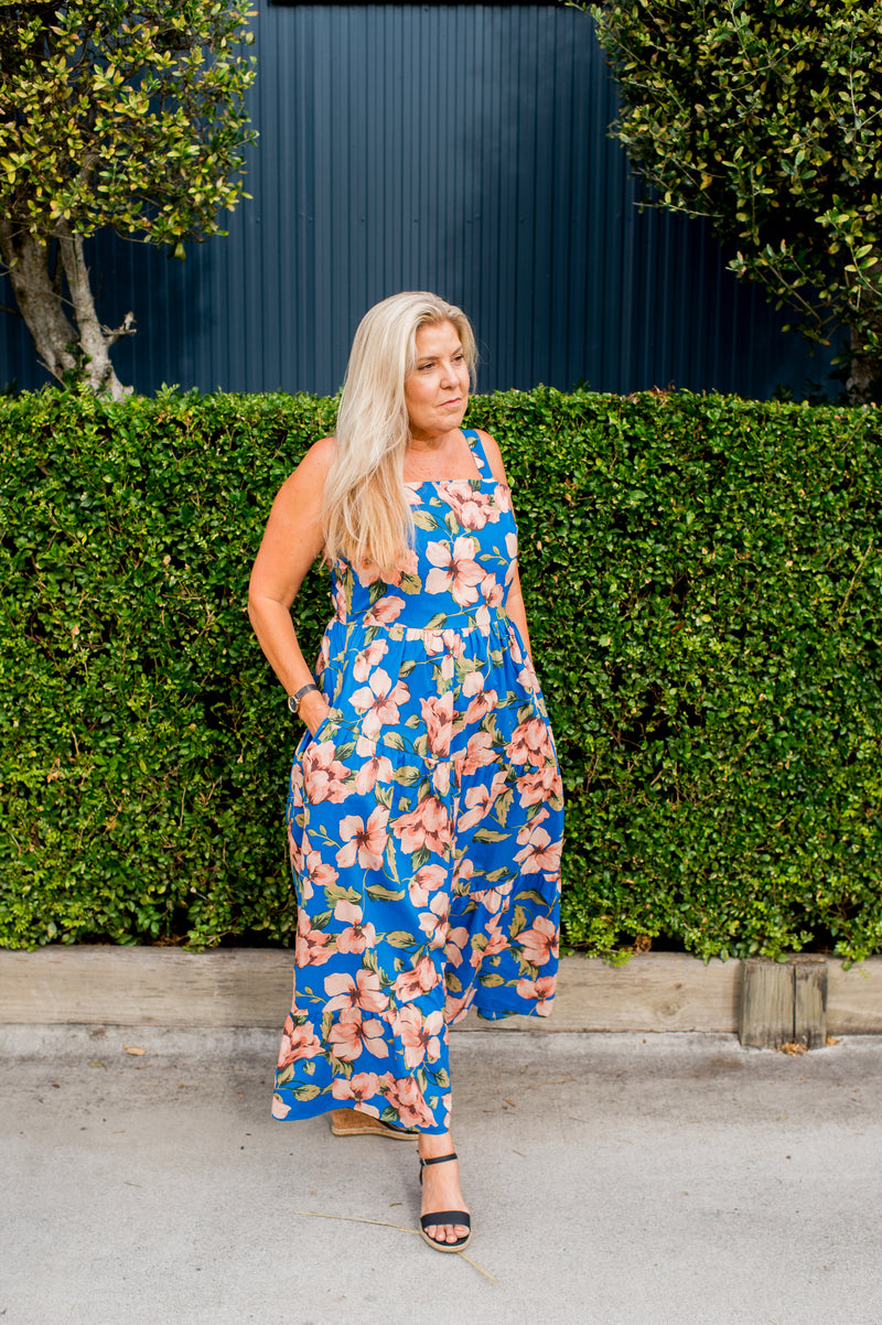 Willow Dress – Amalfi Floral | Brave + True Midi Summer Dress
