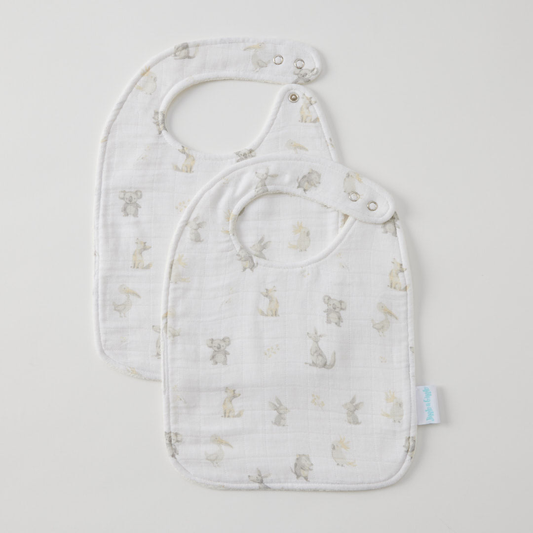 Little Aussie Critters Bib Set of 2