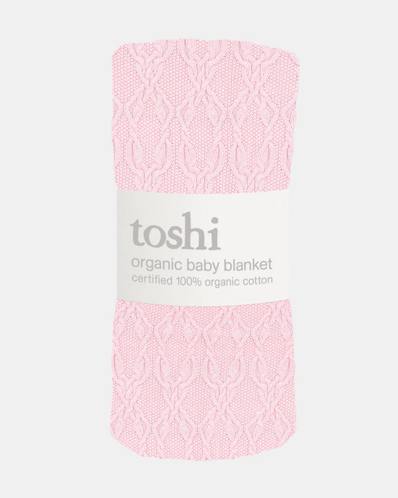 soft breathable pram blanket misty rose newborn