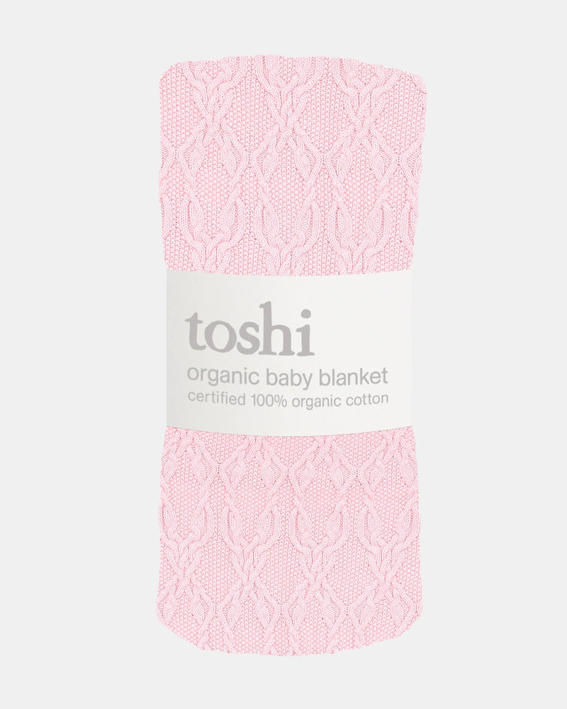 soft breathable pram blanket misty rose newborn