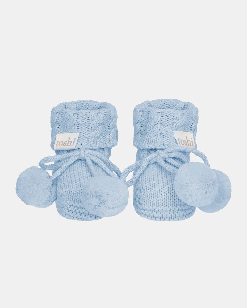 toshi organic booties yummy bluebell baby booties