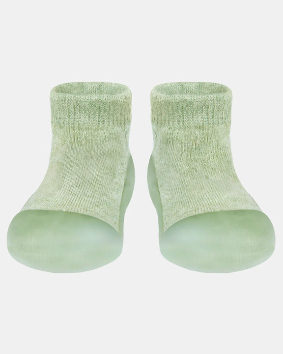 toshi baby walking socks matcha green non slip