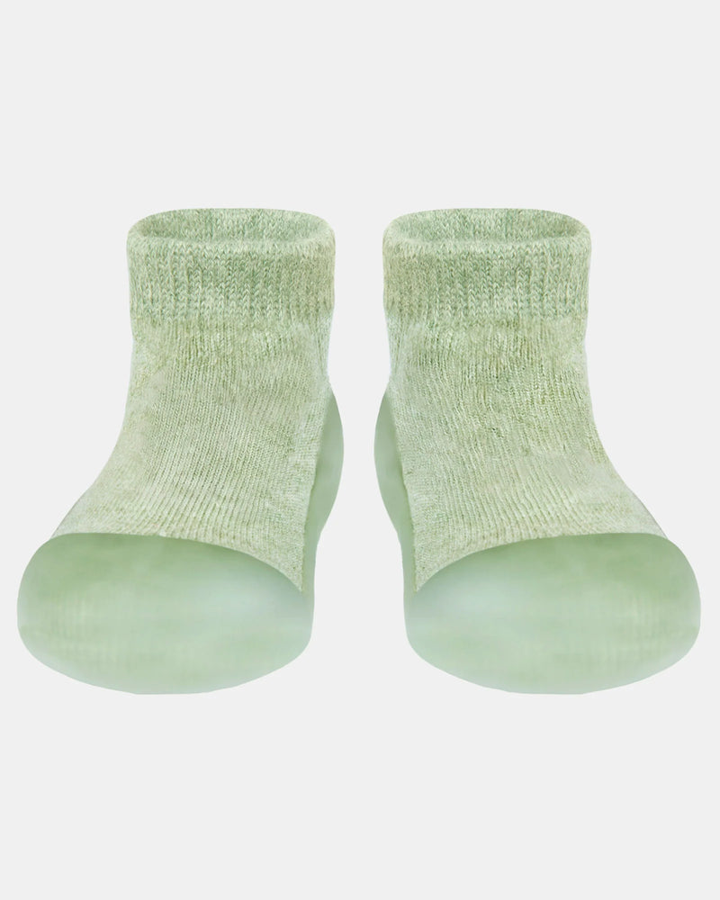 toshi baby walking socks matcha green non slip
