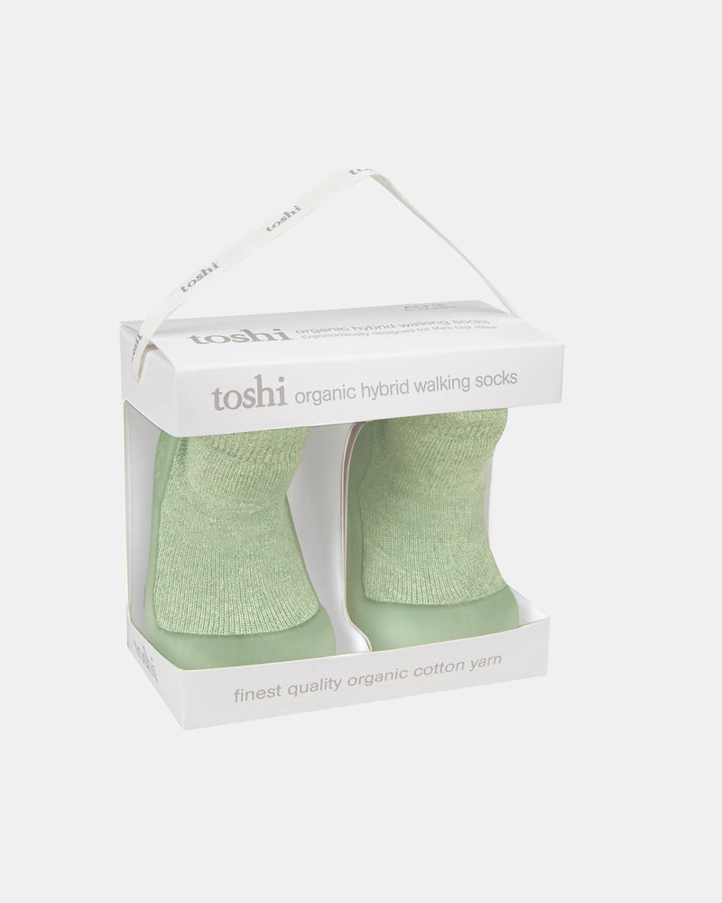 toddler gift non slip socks rubber sole in matcha green australia