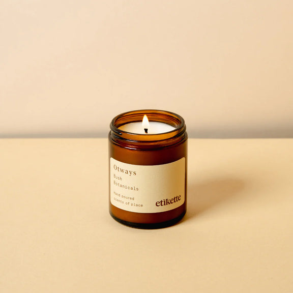 Etikette Otways bush botanicals soy candle 175mL