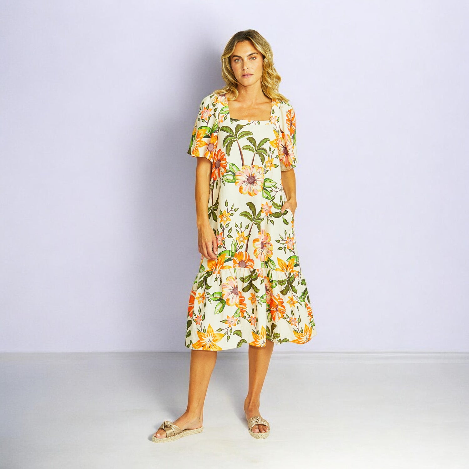 Ipanema Square Neck Dress