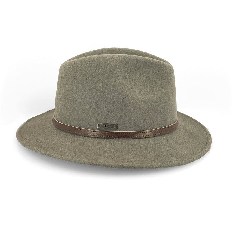 wool felt fedora blue agave unisex hat
